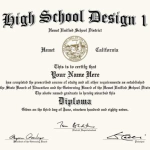 High School Diploma